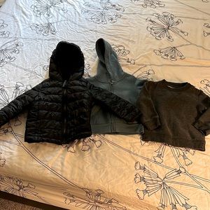 Primary Brand coats and sweatshirt bundle